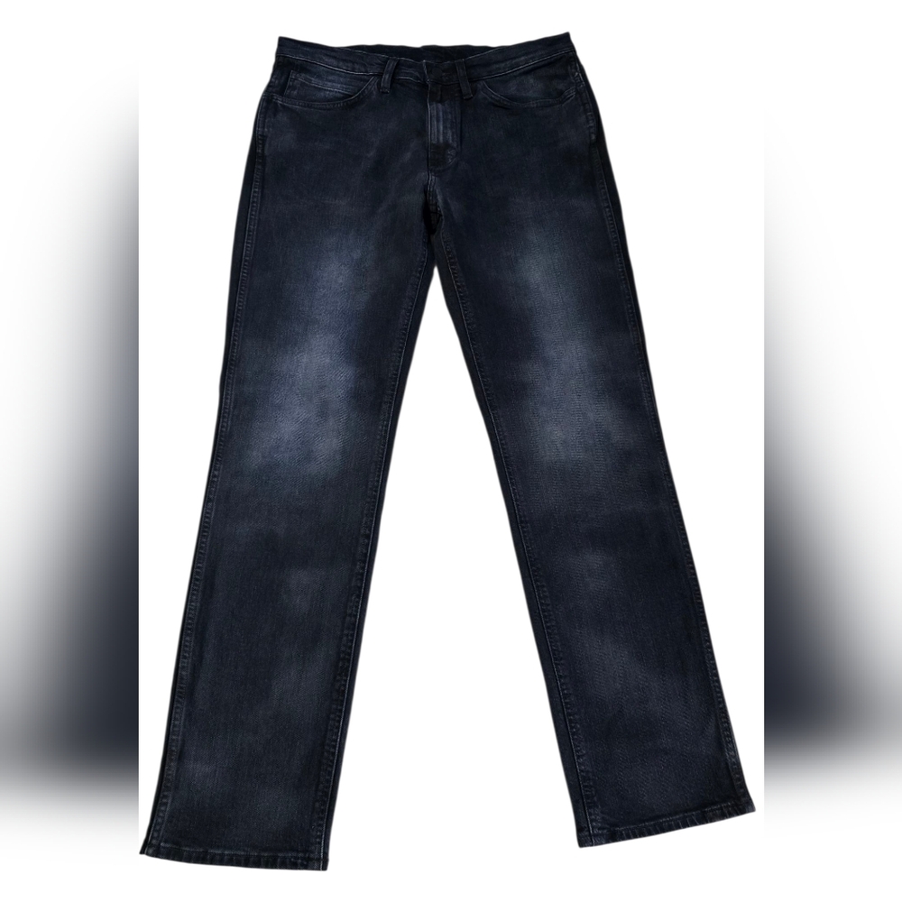 Signature by Levi Strauss Men's Deep Indigo Straight Jeans